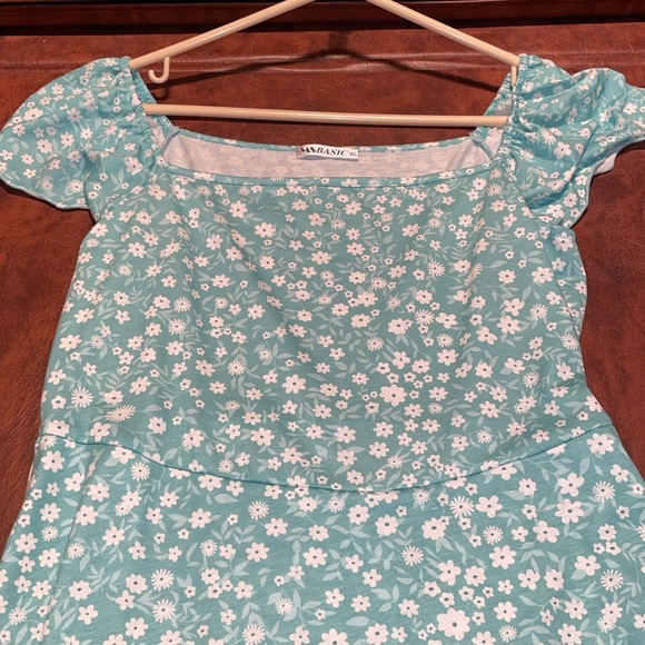 Blue floral dress - Picture 3 of 4